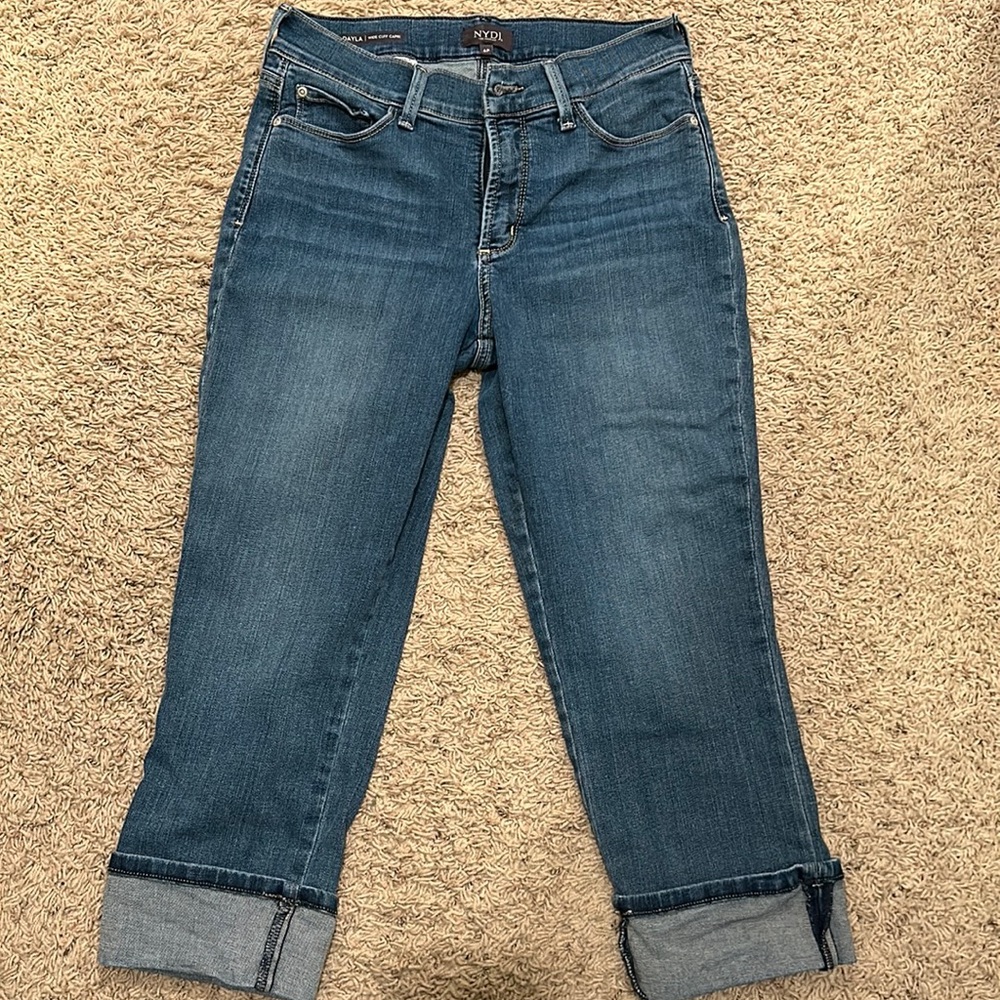NYDJ Dayla WideCuff Capri